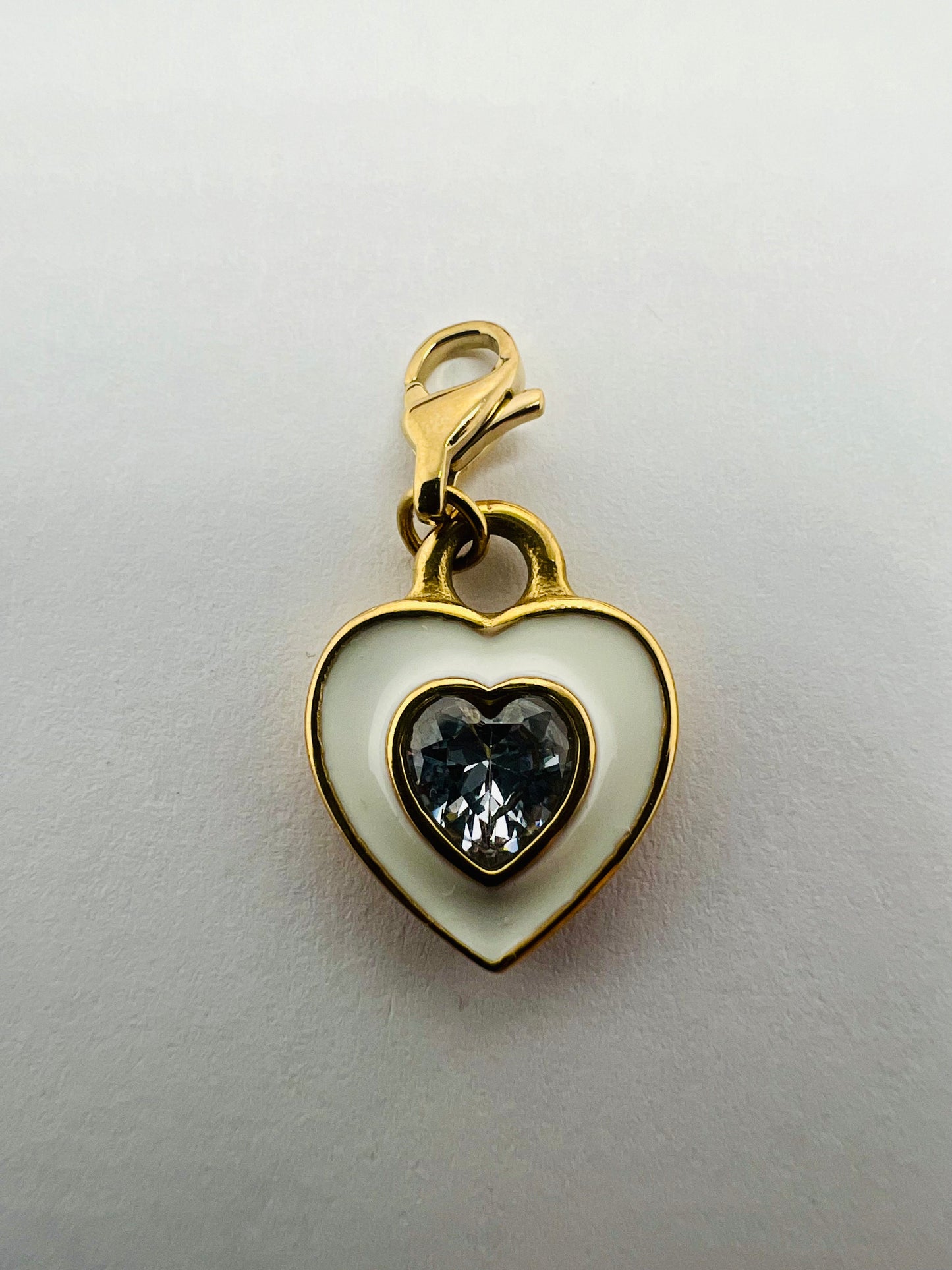 CHARM COEUR EN CRISTAL