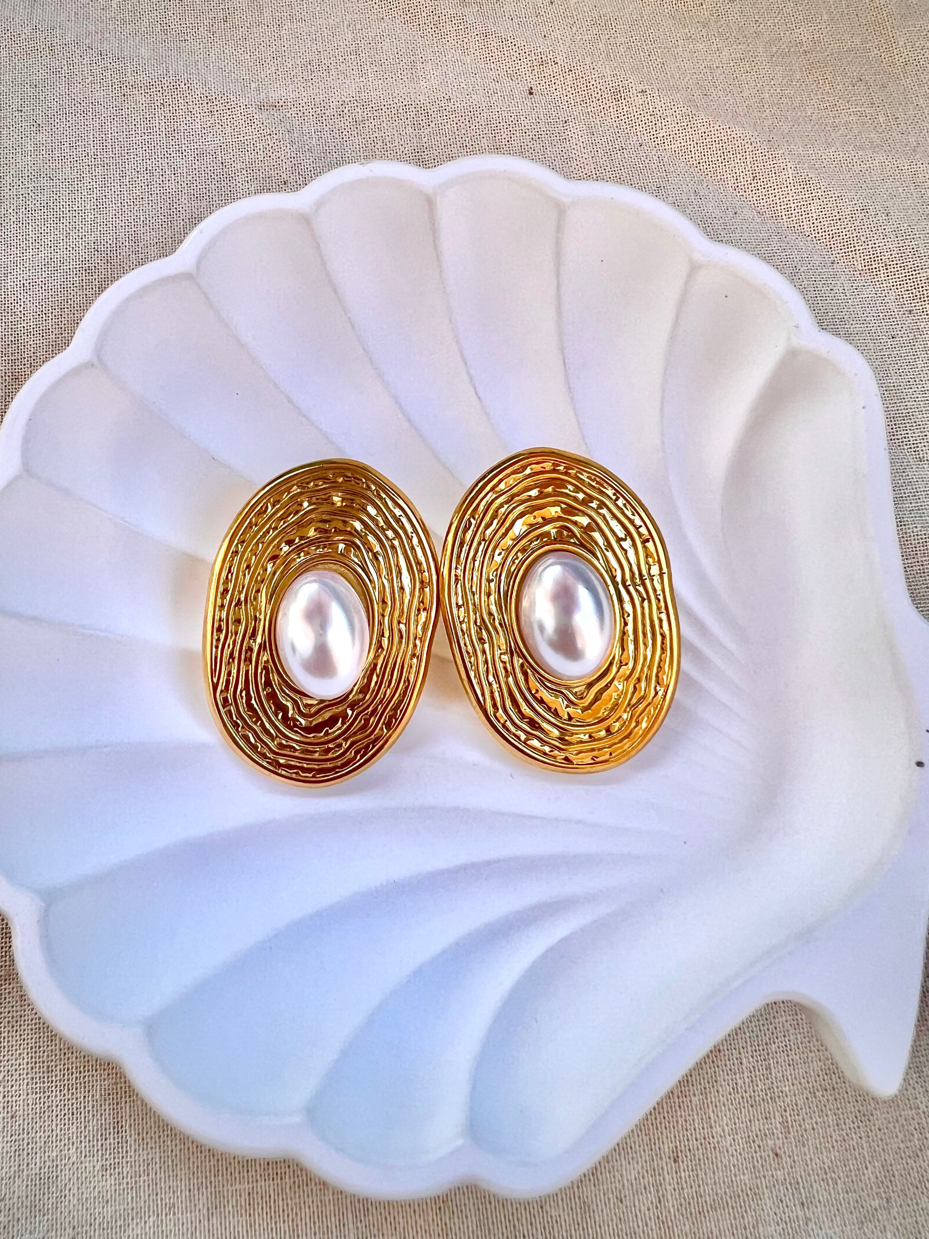 Boucles d'oreilles en résine