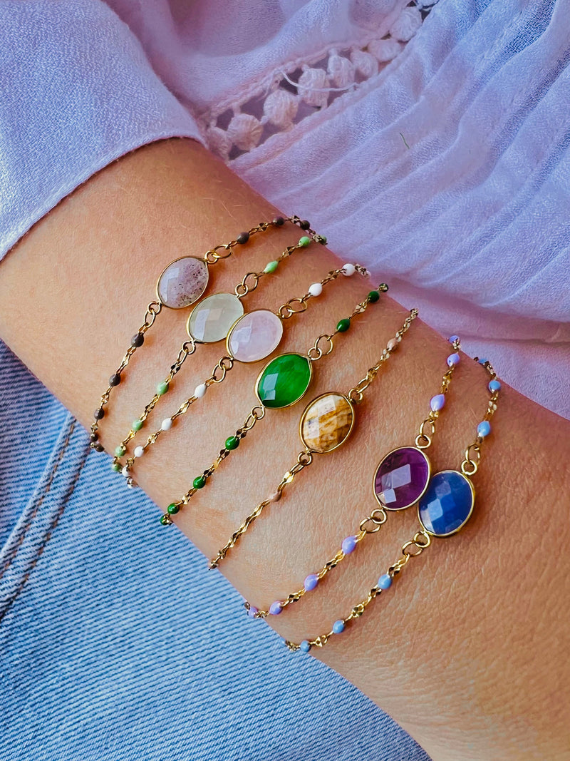 Bracelets en émail
