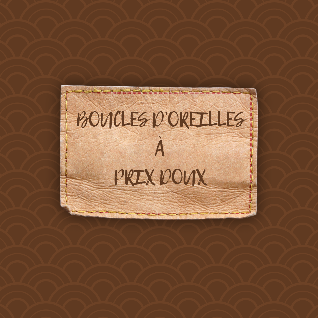 Boucles d'oreilles à prix doux